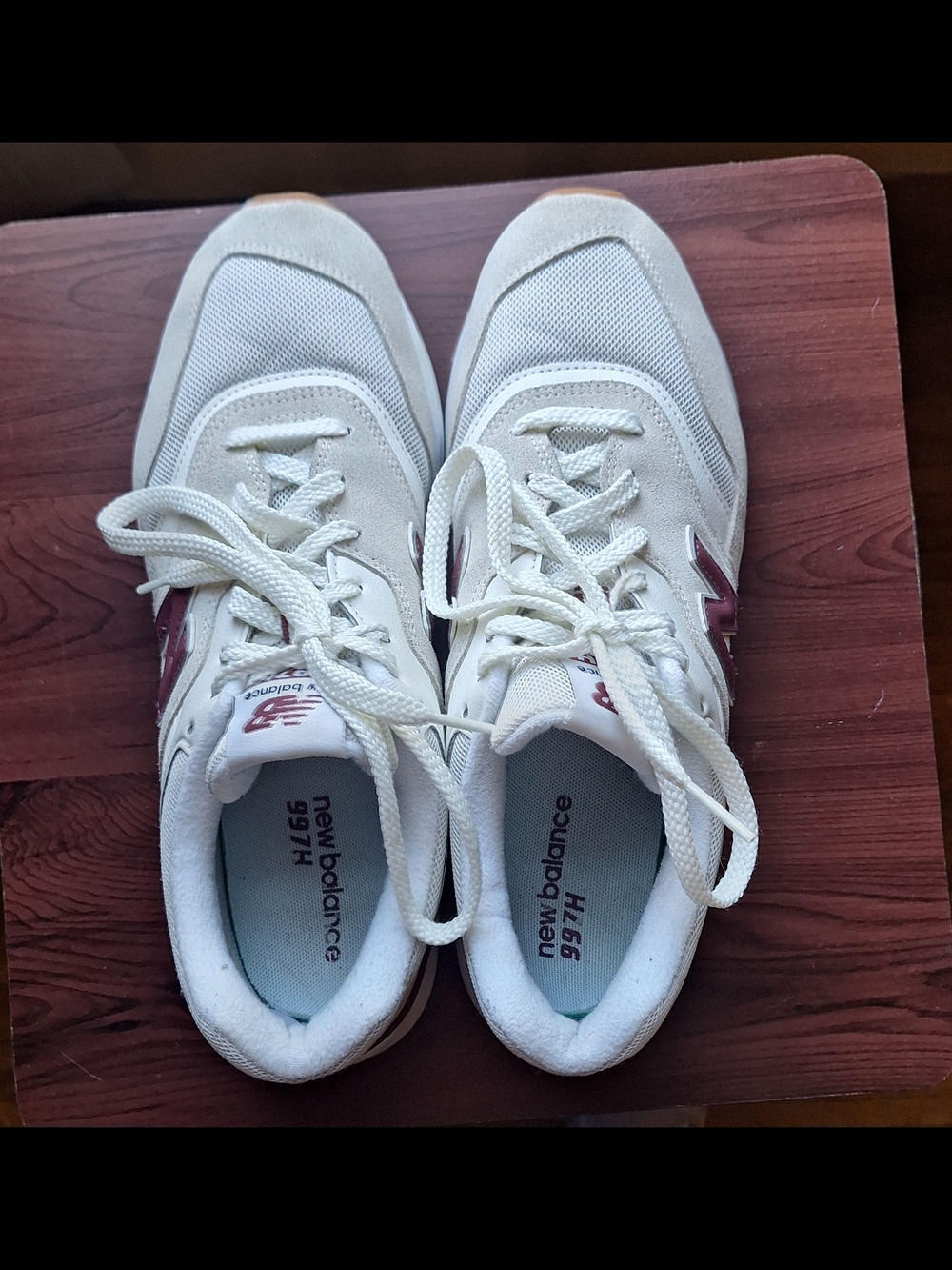 Womens New Balance 997H Beige & Mauve Retro Sneakers. Sz 10. - Picture 2 of 10